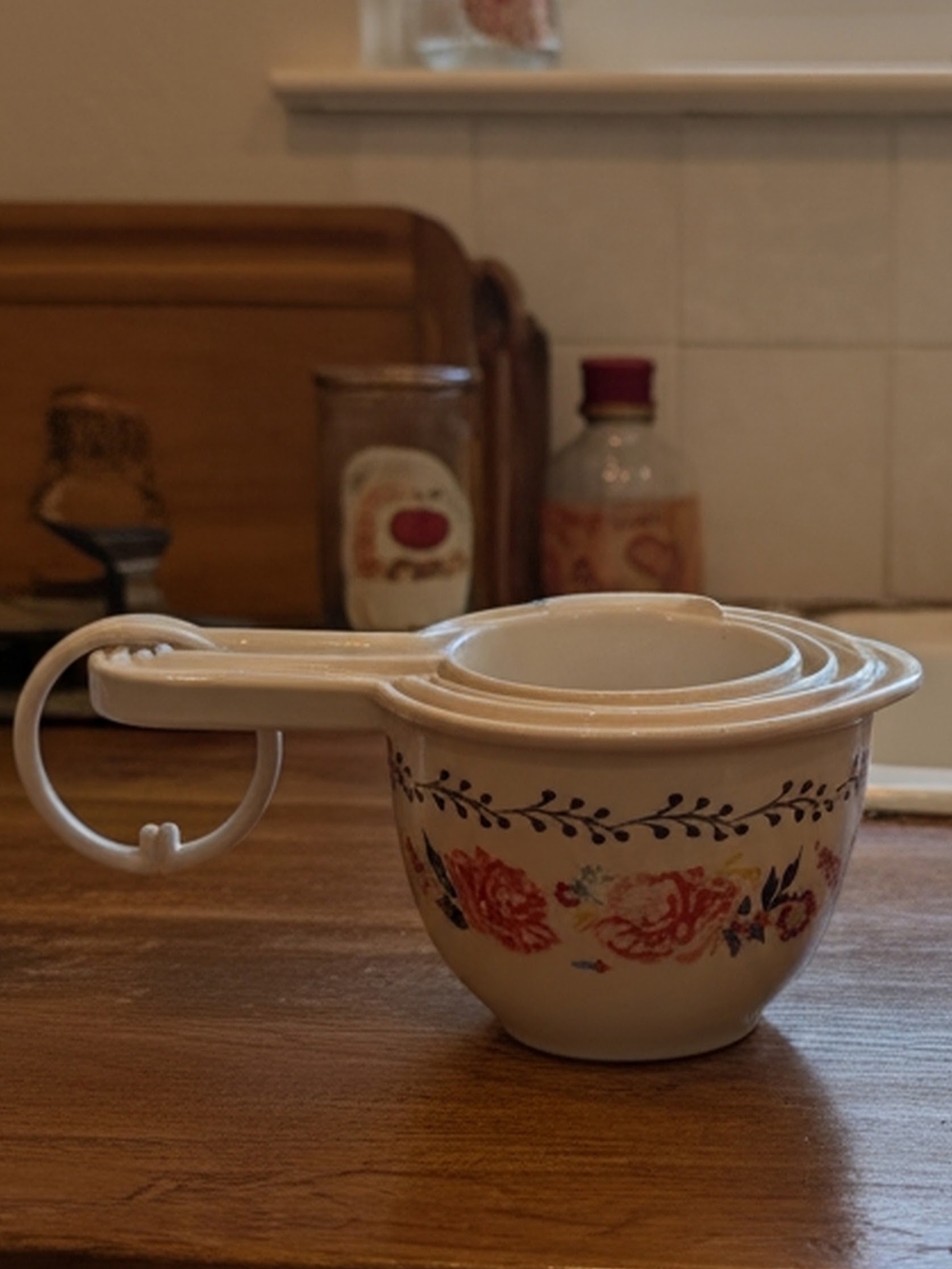 Pioneer Woman Floral Measuring Cup-Set Of 4